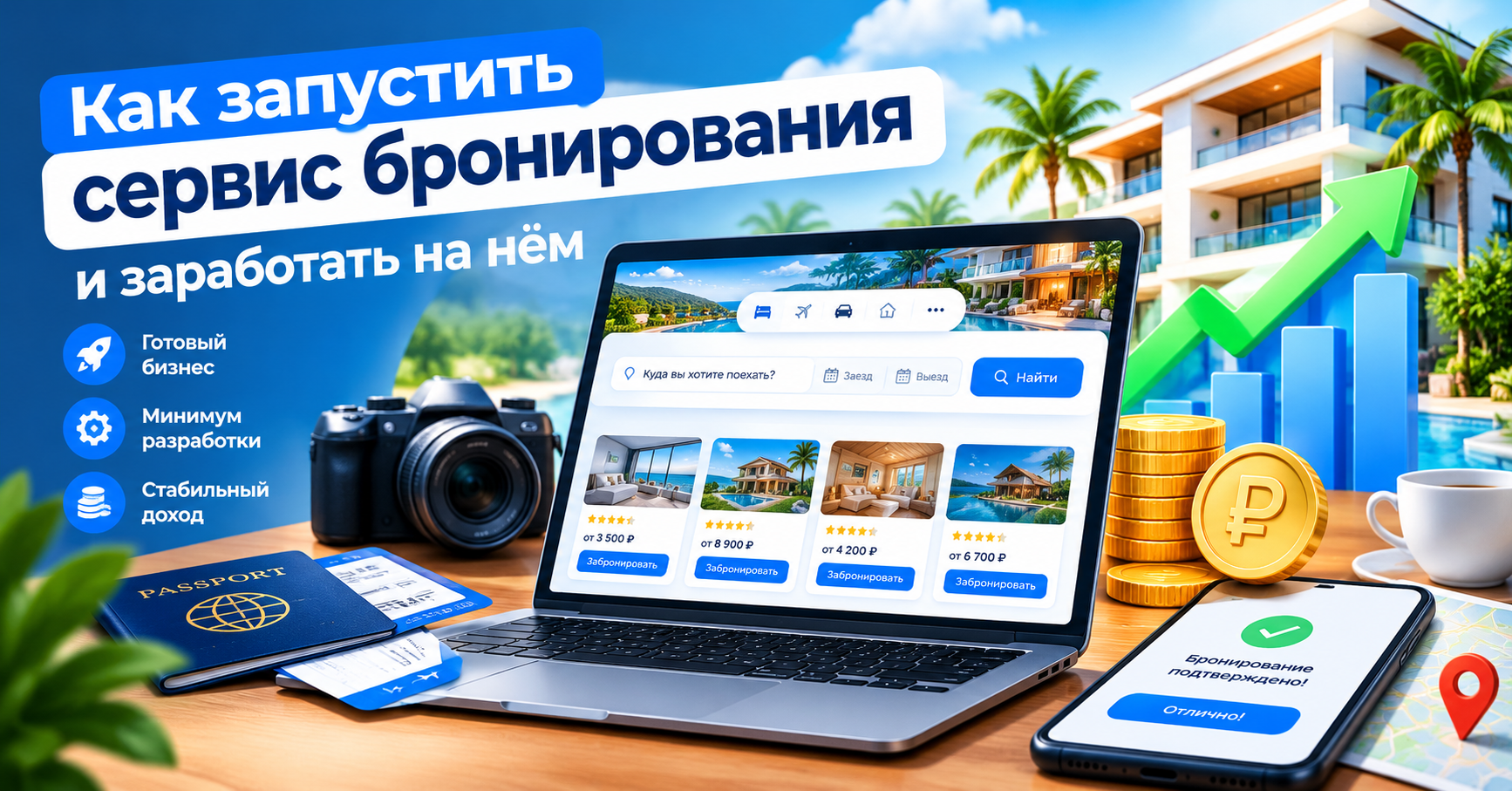Как запустить сервис бронирования (аналог Airbnb) и заработать на нем в 2026 году